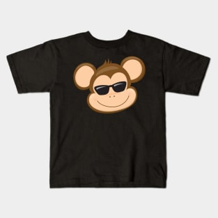 Cool Monkey Face Kids T-Shirt